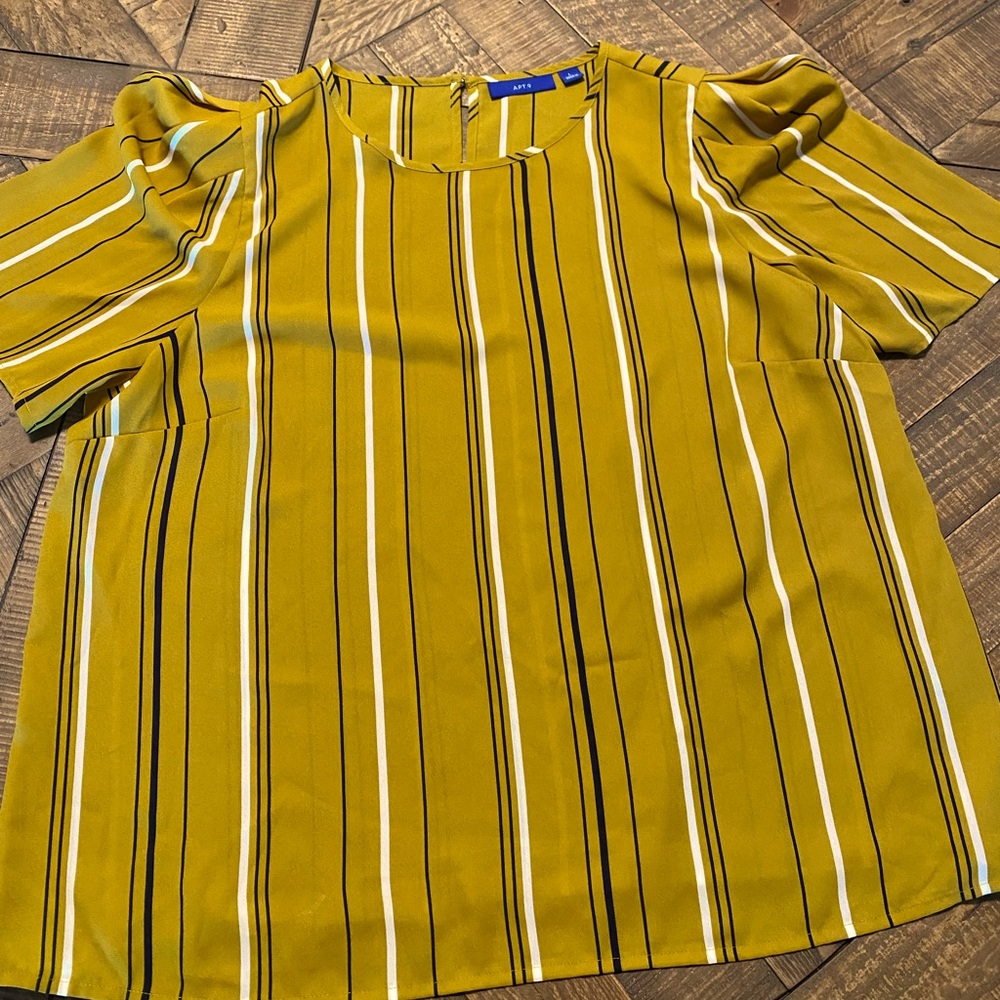 Apt 9 Yellow/Gold Blouse